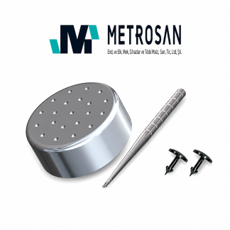 Metrosan DENTAL TITANIUM PIN SET 2,5x5mm (20pcs pin, pin box, pin driver)